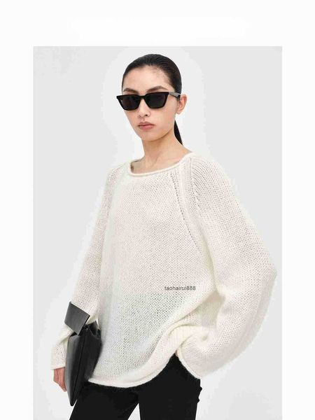 jaja early autumn south african imported ultra young mohair skincare air feel curled loose lazy sweater top, White;black
jaja early autumn south african imported ultra young mohair skincare air feel curled loose lazy sweater top, White;black