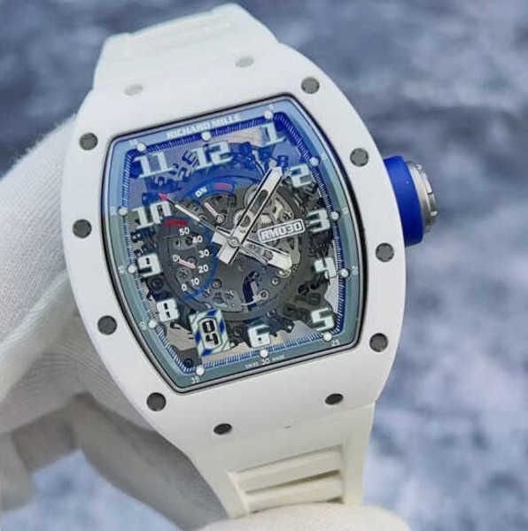 richardmille mechanical wrist watch rm series watch pilot wristwatches rm030 ao limited to 50 pieces of white ceramic gray blue color hollow
richardmille mechanical wrist watch rm series watch pilot wristwatches rm030 ao limited to 50 pieces of white ceramic gray blue color hollow