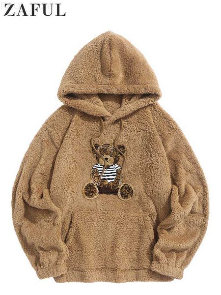 men's hoodies sweatshirts zaful hooded hoodies for men fluffy teddy bear pattern sweatshirts fall winter streetwear pullover casual lon, Black
men's hoodies sweatshirts zaful hooded hoodies for men fluffy teddy bear pattern sweatshirts fall winter streetwear pullover casual lon, Black