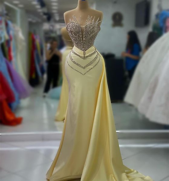 2023 aso ebi arabic champagne mermaid prom dress crystals beaded evening formal party second reception birthday engagement gowns dresses rob, Black
2023 aso ebi arabic champagne mermaid prom dress crystals beaded evening formal party second reception birthday engagement gowns dresses rob, Black