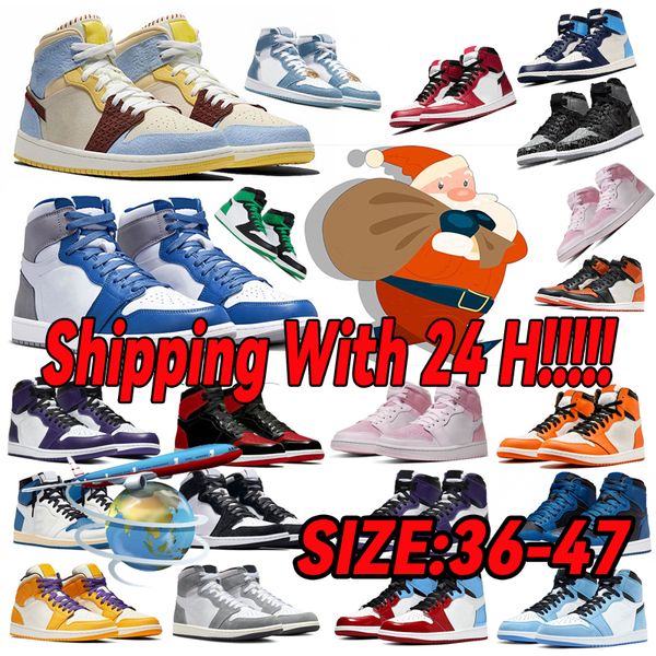 2023 og 1s basketball shoes mens sneakers black phantom pink olive white cement lucky green blue reverse mocha bred patent womens trainers s
2023 og 1s basketball shoes mens sneakers black phantom pink olive white cement lucky green blue reverse mocha bred patent womens trainers s