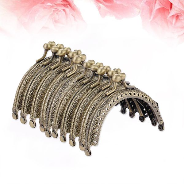 bag parts accessories 10pc 8.5cm semi-circular embossed box hinged handbag buckles retro brown metal flower purse coin bag diy craft frame k, Black
bag parts accessories 10pc 8.5cm semi-circular embossed box hinged handbag buckles retro brown metal flower purse coin bag diy craft frame k, Black