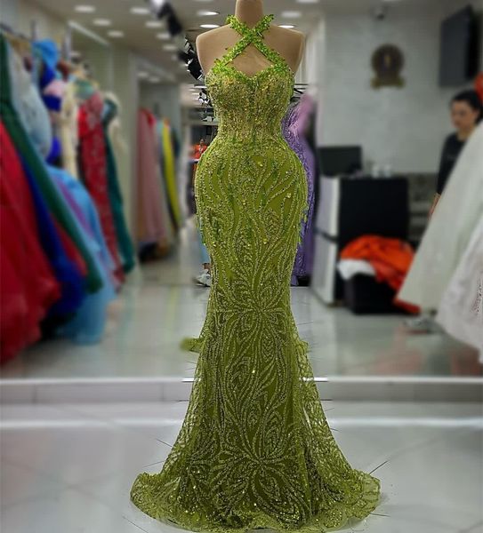2023 aso ebi arabic green mermaid prom dress crystals sequined lace evening formal party second reception birthday engagement gowns dresses, Black
2023 aso ebi arabic green mermaid prom dress crystals sequined lace evening formal party second reception birthday engagement gowns dresses, Black