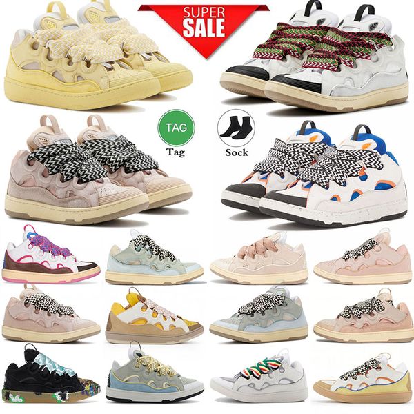 designer brand mens women luxury shoes embossed lavins leather curb sneakers calfskin stripe stretch cotton low white ivory rubber platform, Black
designer brand mens women luxury shoes embossed lavins leather curb sneakers calfskin stripe stretch cotton low white ivory rubber platform, Black