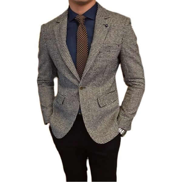 men's suits blazers men's suit jacket coffee retro business tailored collar casual blazer for wedding groomsmen costumes 230829, White;black
men's suits blazers men's suit jacket coffee retro business tailored collar casual blazer for wedding groomsmen costumes 230829, White;black
