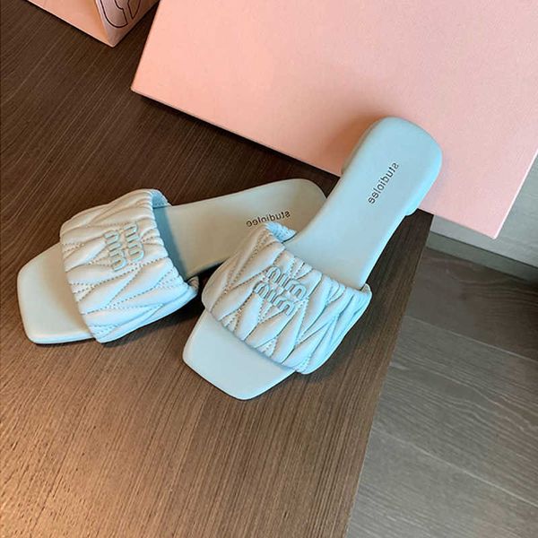 designer slippers miui slipper sandals slippers women's flat bottom outdoor slides bbym
designer slippers miui slipper sandals slippers women's flat bottom outdoor slides bbym
