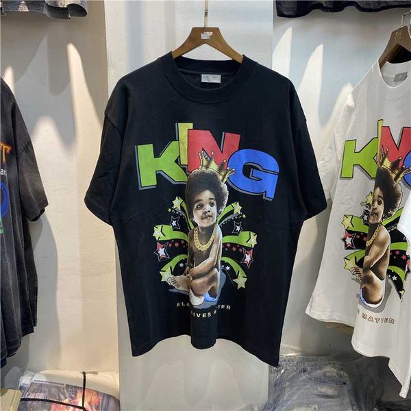 new arrival black kids trend t shirt men women pattern printing clothing personalized crew neck streetwear, White;black
new arrival black kids trend t shirt men women pattern printing clothing personalized crew neck streetwear, White;black