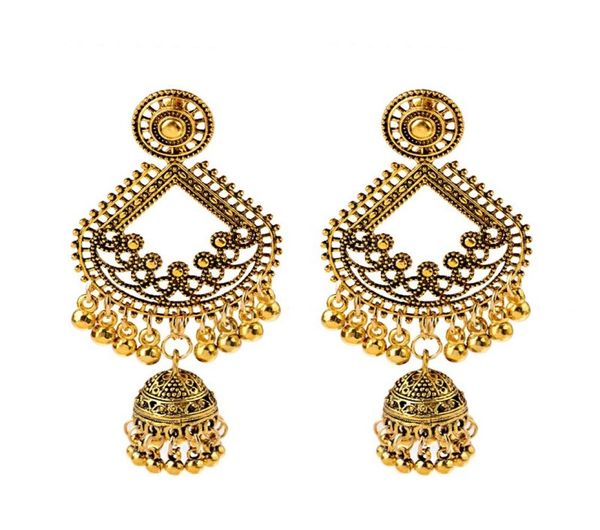 ethnic women big gold dangle earrings jhumka indian earrings vintage drop earring lantern tassel palace orecchini3343311, Silver
ethnic women big gold dangle earrings jhumka indian earrings vintage drop earring lantern tassel palace orecchini3343311, Silver