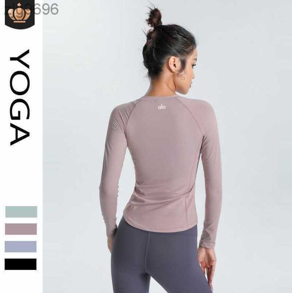 2023 desginer al yoga t short slimming skin breathable stretch long-sleeved t-shirt sports running training fitness suit, White
2023 desginer al yoga t short slimming skin breathable stretch long-sleeved t-shirt sports running training fitness suit, White