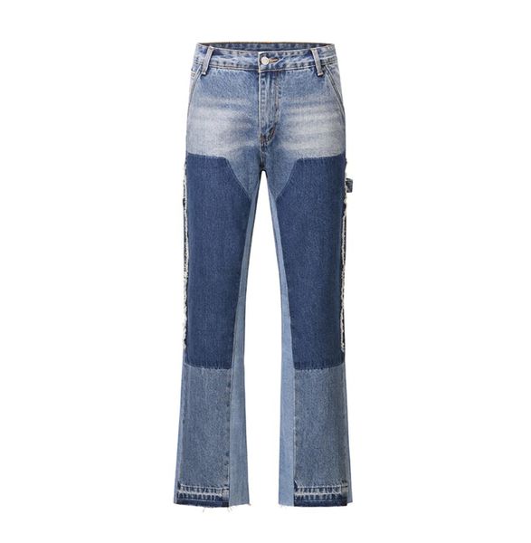 high street patchwork black jeans pants for men straight casual sashes pockets denim trousers7021386, Blue
high street patchwork black jeans pants for men straight casual sashes pockets denim trousers7021386, Blue