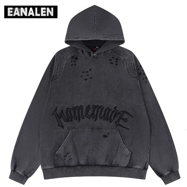 men's hoodies sweatshirts harajuku retro embroidered letter hole hoodie men's winter loose hip hop goth street dress oversized swe, Black
men's hoodies sweatshirts harajuku retro embroidered letter hole hoodie men's winter loose hip hop goth street dress oversized swe, Black