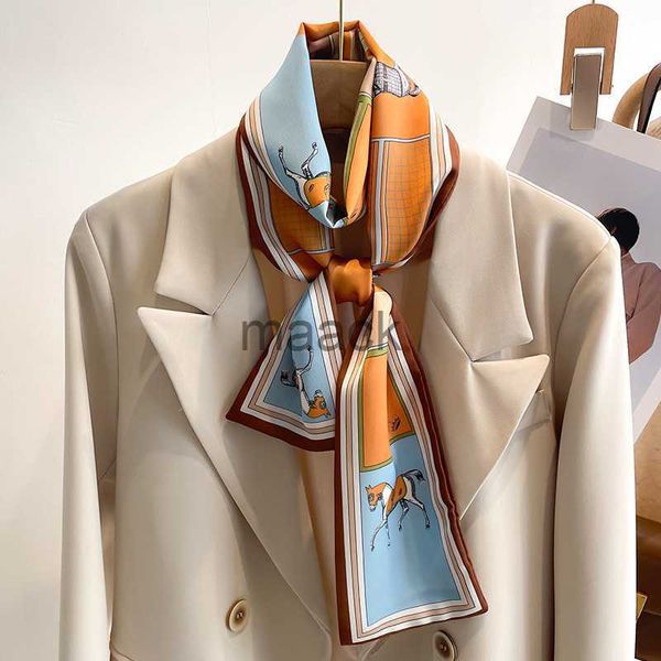 scarves fashion small silk scarf women spring autumn summer small scarf korean style tie bag headband decoration neck scarf hkd230830, Blue;gray
scarves fashion small silk scarf women spring autumn summer small scarf korean style tie bag headband decoration neck scarf hkd230830, Blue;gray