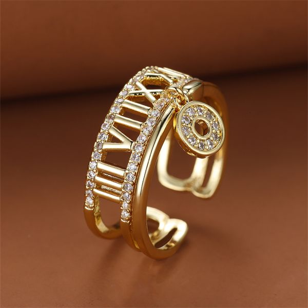 band rings vintage white zircon letter ring rose gold color luxury female wedding for women round dangle engagement jewelry gift 230830, Silver
band rings vintage white zircon letter ring rose gold color luxury female wedding for women round dangle engagement jewelry gift 230830, Silver