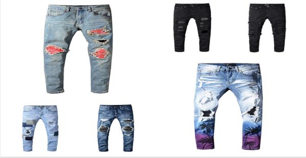 new men designers jeans pocket mens pants quality a distressed ripped hole teenagers streetwear style clothing pants1524118, Blue
new men designers jeans pocket mens pants quality a distressed ripped hole teenagers streetwear style clothing pants1524118, Blue