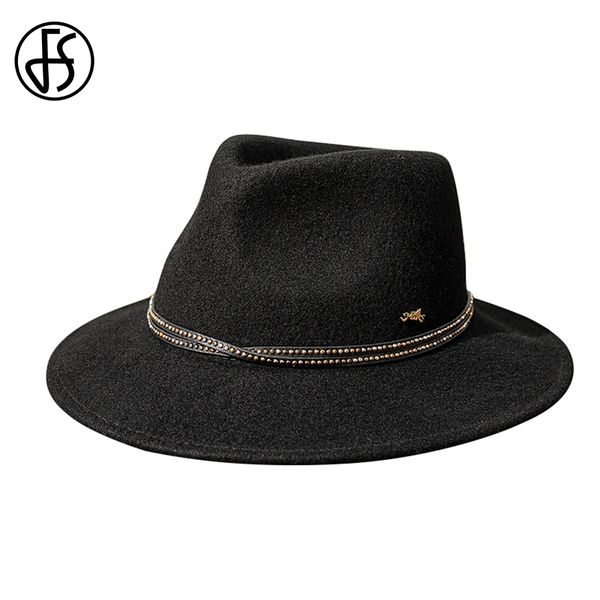 wide brim hats bucket fs luxury fedoras for women men gentleman elegant autumn winter jazz hat wool vintage gangster trilby felt cap 230830, Blue;gray
wide brim hats bucket fs luxury fedoras for women men gentleman elegant autumn winter jazz hat wool vintage gangster trilby felt cap 230830, Blue;gray
