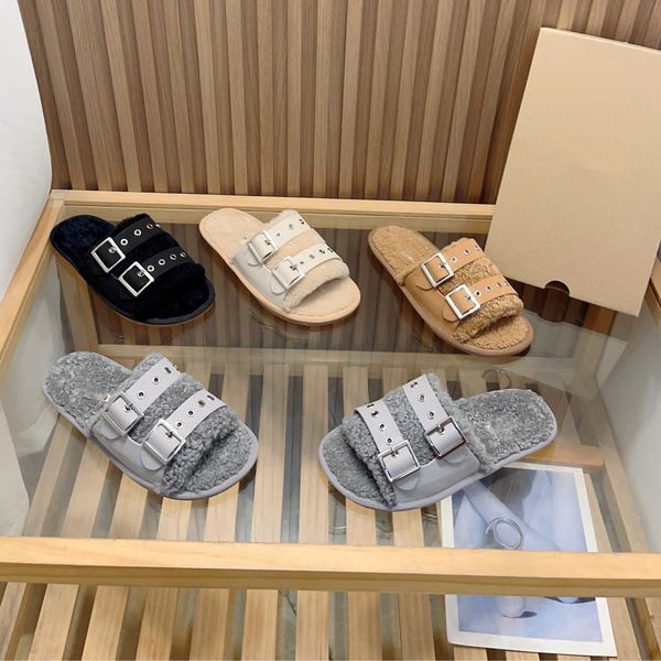 2023 cream ivory grey fluffita metal buckle fur slippers maxi curly slides womens shearling wool mule ugglies slipper logo sandals suede fli, Black
2023 cream ivory grey fluffita metal buckle fur slippers maxi curly slides womens shearling wool mule ugglies slipper logo sandals suede fli, Black