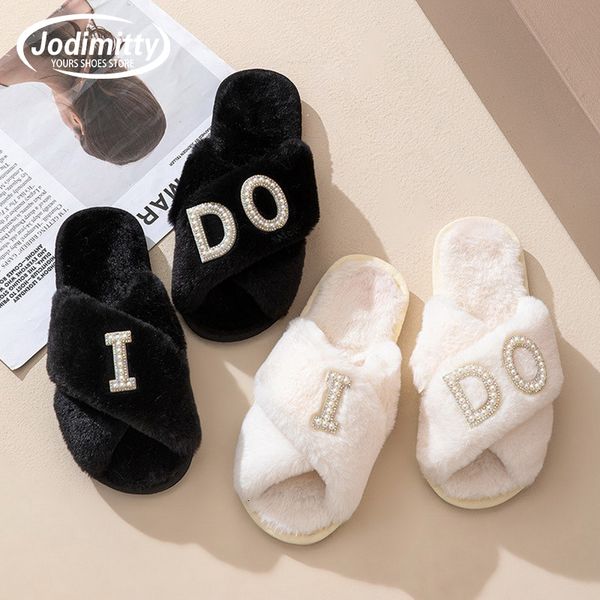 slippers i do letter winter women cross fluffy fur slipper home slides platform flat indoor floor flip flops ladies shoes 230830, Black
slippers i do letter winter women cross fluffy fur slipper home slides platform flat indoor floor flip flops ladies shoes 230830, Black
