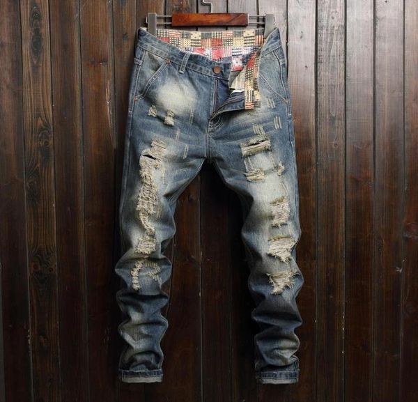 2021 mens jeans spring summer new style ripped trend pants brand denim casual street wear midwaist trousers5329108, Blue
2021 mens jeans spring summer new style ripped trend pants brand denim casual street wear midwaist trousers5329108, Blue