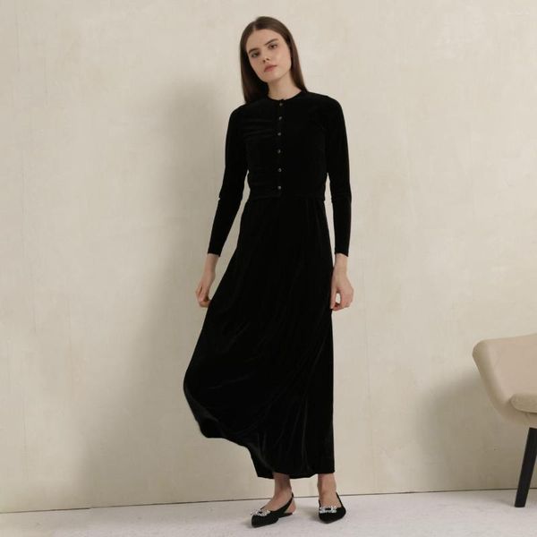 casual dresses velvet maxi women dress blazer autumn lady clothes sleeveless, Black;gray
casual dresses velvet maxi women dress blazer autumn lady clothes sleeveless, Black;gray