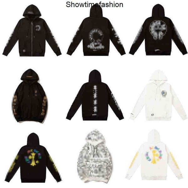 hoodie autumn and winter tide brand ch horseshoe sanskrit flower arm printing winter zipper jacket hooded sweater for men and women lovers, Black
hoodie autumn and winter tide brand ch horseshoe sanskrit flower arm printing winter zipper jacket hooded sweater for men and women lovers, Black