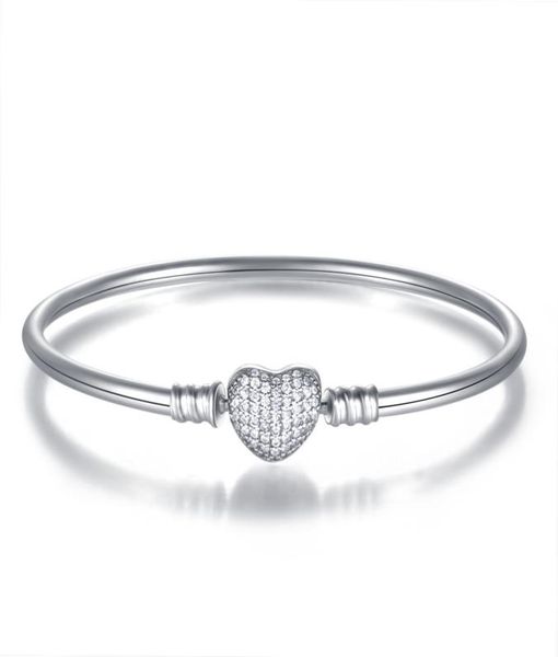 new authentic 925 sterling silver pave love heart crystal clasp clip basic bracelet bangle fit women diy pan beads charm jewelry8467446, Black
new authentic 925 sterling silver pave love heart crystal clasp clip basic bracelet bangle fit women diy pan beads charm jewelry8467446, Black