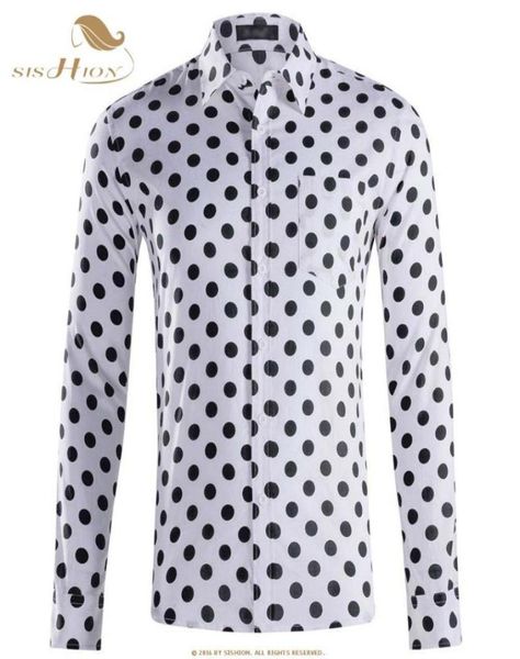 autumn casual mens polka dots shirts long sleeve cotton men qy0339 black white plus size single bressted shirt men039s8110762, White;black
autumn casual mens polka dots shirts long sleeve cotton men qy0339 black white plus size single bressted shirt men039s8110762, White;black