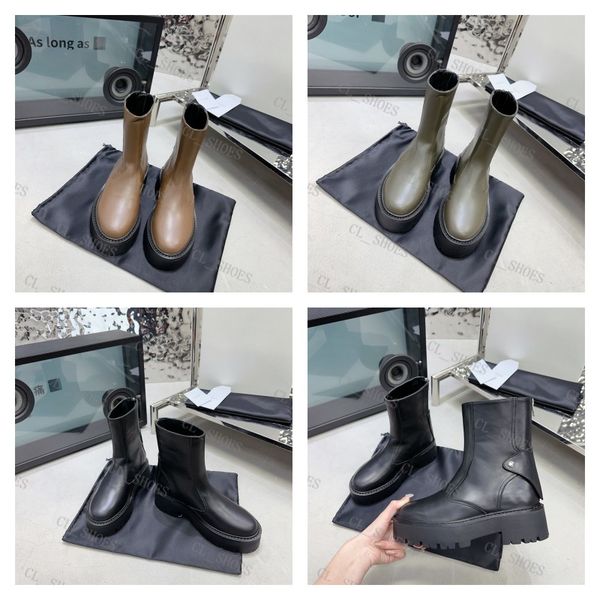bulky designer boots women's black cow leather heel zipper ankle boot leather luxury boot with box
bulky designer boots women's black cow leather heel zipper ankle boot leather luxury boot with box