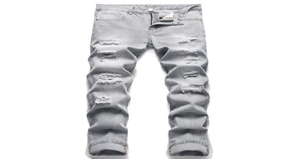 light gray slim fit ripped men039s jeans fashion street style denim pants spring autumn streetwear male desiger washed trousers3155809, Blue
light gray slim fit ripped men039s jeans fashion street style denim pants spring autumn streetwear male desiger washed trousers3155809, Blue