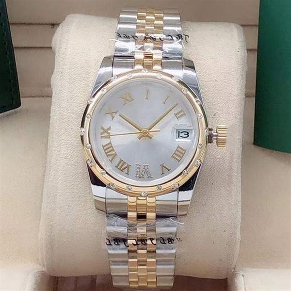 31mm women's automatic mechanical watch ladies diamond watches women stainless steel folding buckle sport waterp241z, Slivery;brown
31mm women's automatic mechanical watch ladies diamond watches women stainless steel folding buckle sport waterp241z, Slivery;brown