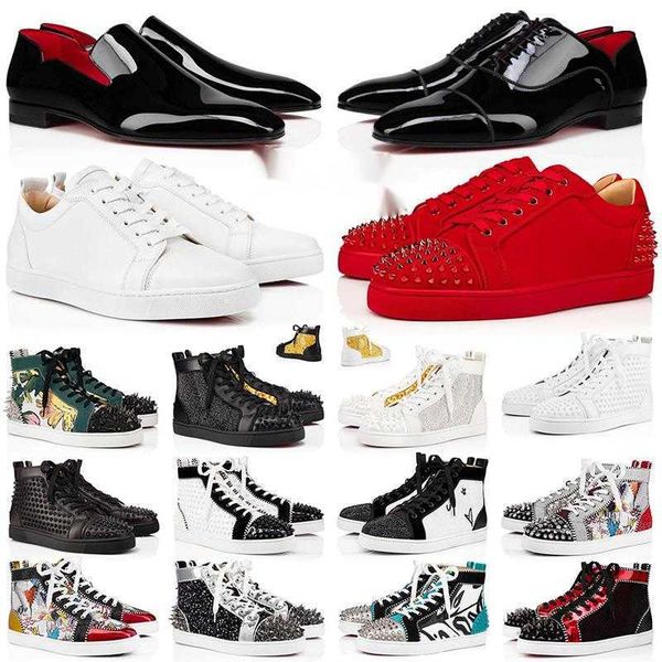 luxury designer shoes shoes bottoms sneakers loafers black spike patent leather slip on dress wedding flats plate- trainers
luxury designer shoes shoes bottoms sneakers loafers black spike patent leather slip on dress wedding flats plate- trainers