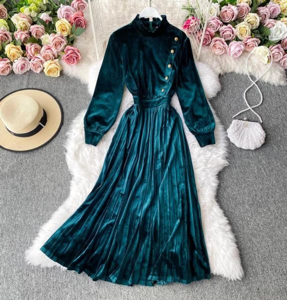 casual dresses long sleeve pleuche dress autumn and winter french retro stand collar high waist slimming large hem a line pleated5996707, Black;gray
casual dresses long sleeve pleuche dress autumn and winter french retro stand collar high waist slimming large hem a line pleated5996707, Black;gray