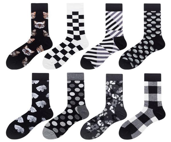 harajuku style men socks black white plaid dot cat pattern happy socks new hip hop combed cotton calcetines 2pcs1pairs3913065
harajuku style men socks black white plaid dot cat pattern happy socks new hip hop combed cotton calcetines 2pcs1pairs3913065