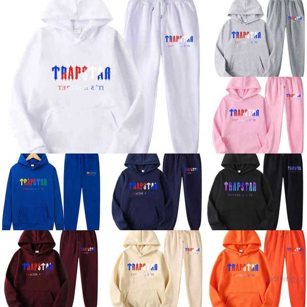 tracksuit trapstar brand printed sportswear men's t shirts 16 colors warm two pieces set loose hoodie sweatshirt pants jogging 7d3t, Black
tracksuit trapstar brand printed sportswear men's t shirts 16 colors warm two pieces set loose hoodie sweatshirt pants jogging 7d3t, Black
