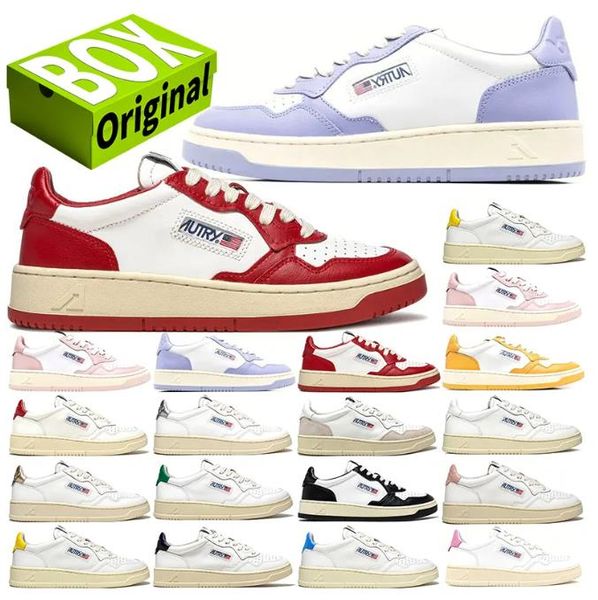 designer shoes autry running shoes casual shoes for men women designer sneakers black white panda pink yellow green fuchsia golden silver su