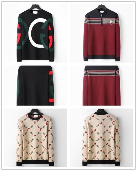 men's sweater black and white yellow coffee knit wool warm classic letters cartoon brand fashion casual long sleeve luxury wrinkles ant, White;black
men's sweater black and white yellow coffee knit wool warm classic letters cartoon brand fashion casual long sleeve luxury wrinkles ant, White;black