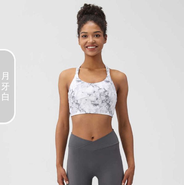 2023 desginer al yoga alosports bra tie dyed rib cross back shockproof gathering printed bra, White
2023 desginer al yoga alosports bra tie dyed rib cross back shockproof gathering printed bra, White