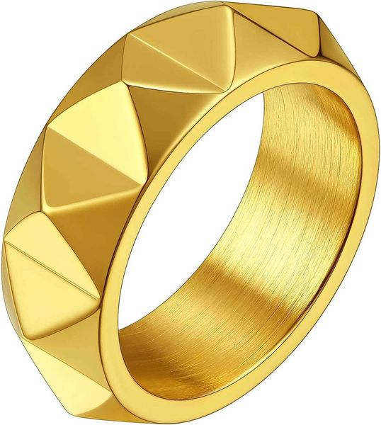 stainless steel spike ring for men women punk rock jewelry(with gift box), Golden;silver
stainless steel spike ring for men women punk rock jewelry(with gift box), Golden;silver
