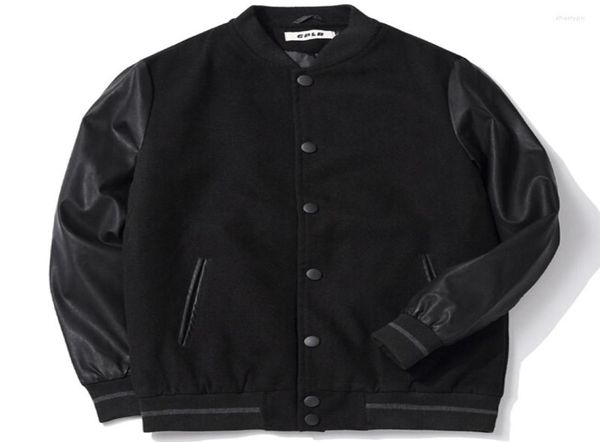men039s jackets school team uniform men black leather sleeves baseball varsity jacket college letterman coat plus size 5xl 6xl6327679, Black;brown
men039s jackets school team uniform men black leather sleeves baseball varsity jacket college letterman coat plus size 5xl 6xl6327679, Black;brown