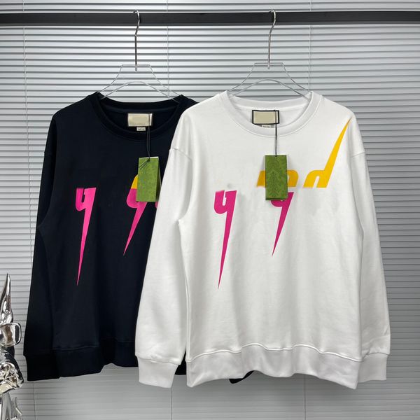 men's hoodies designer luxury sweatshirts lightning rainbow gradient letter printed jumpers highstreet man womens pullover long sleeve, Black
men's hoodies designer luxury sweatshirts lightning rainbow gradient letter printed jumpers highstreet man womens pullover long sleeve, Black