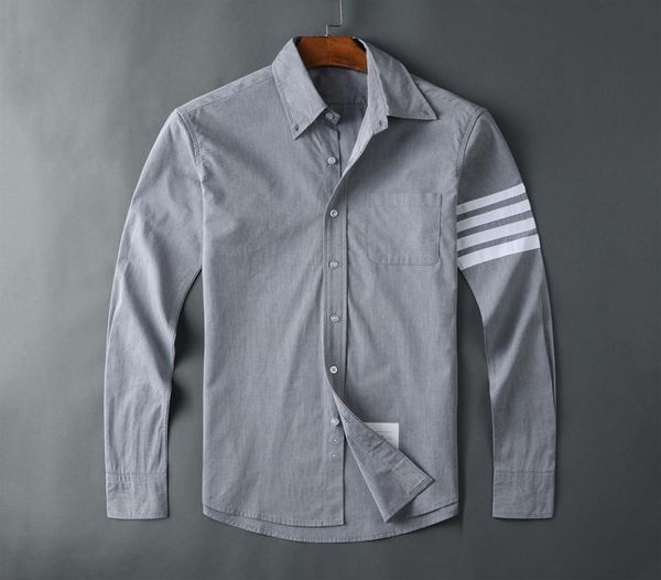 2021 new tb shirt tide brand new thin section single sleeve classic tb four bar webbing poplin cardigan long sleeve casual summer 6420235, White;black
2021 new tb shirt tide brand new thin section single sleeve classic tb four bar webbing poplin cardigan long sleeve casual summer 6420235, White;black