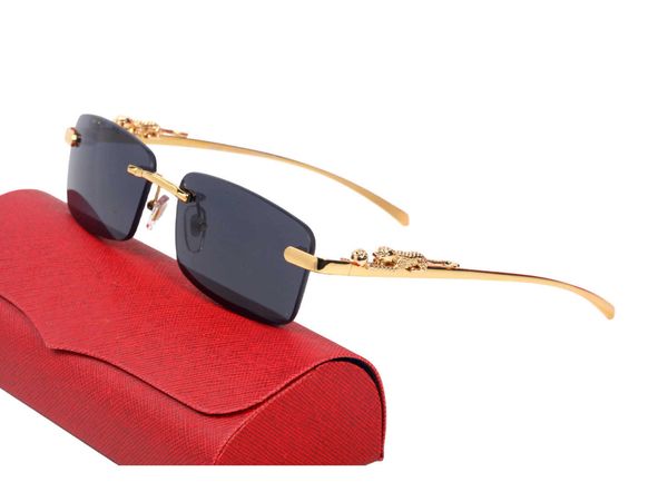 brand designer sunglasses mens women eyeglasses panther leopard sunglass frameless sunglasses transparent men eyeglass colorful buffalo horn, White;black
brand designer sunglasses mens women eyeglasses panther leopard sunglass frameless sunglasses transparent men eyeglass colorful buffalo horn, White;black