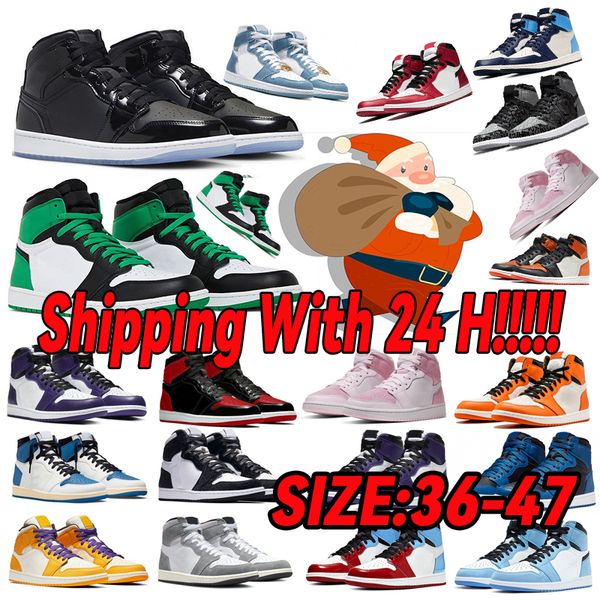 og 1s basketball shoes men sneakers black phantom pink olive white cement lucky green blue reverse mocha bred patent womens trainers sports
og 1s basketball shoes men sneakers black phantom pink olive white cement lucky green blue reverse mocha bred patent womens trainers sports