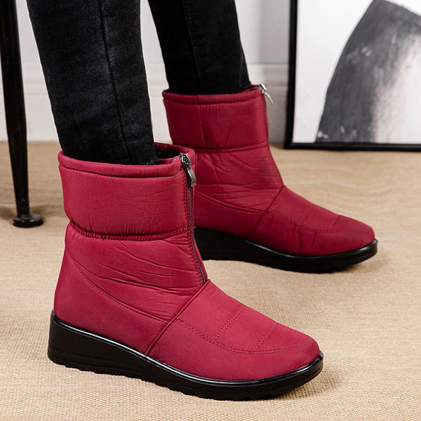 boots platform waterproof snow women 2023 winter thick plush ankle woman non slip warm cotton padded shoes ladies 230830, Black
boots platform waterproof snow women 2023 winter thick plush ankle woman non slip warm cotton padded shoes ladies 230830, Black