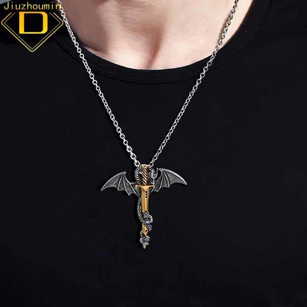 navel bell button rings vintage flying dragon sword domineering men s necklace european and american hip hop trend punk fashion deep black p, Silver
navel bell button rings vintage flying dragon sword domineering men s necklace european and american hip hop trend punk fashion deep black p, Silver