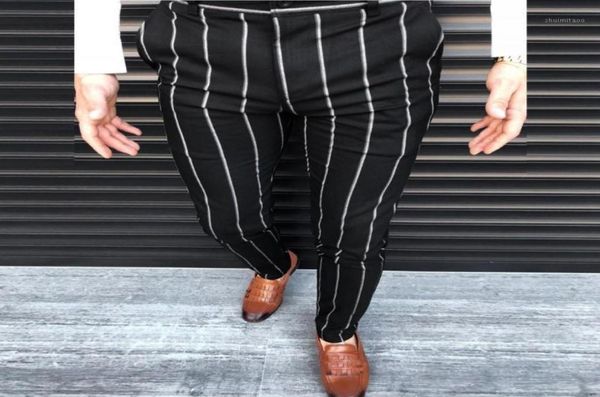 men039s pants men jogger fashion casual business slim fit striped print zipper long trousers18356912, Black
men039s pants men jogger fashion casual business slim fit striped print zipper long trousers18356912, Black