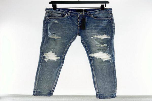 men designer jeans rips stretch knee leather mans pants distressed ripped biker slim fit motorcycle hip hop denim for men s qu2574156, Blue
men designer jeans rips stretch knee leather mans pants distressed ripped biker slim fit motorcycle hip hop denim for men s qu2574156, Blue