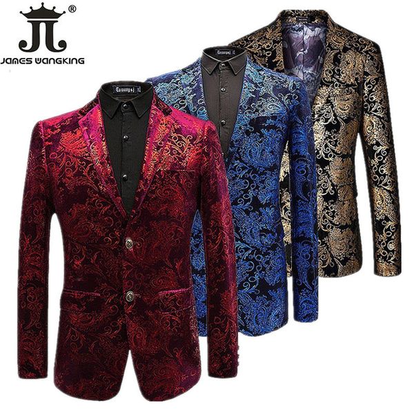 men's suits blazers velvet silver blazer men paisley floral jackets wine red golden stage suit jacket elegant wedding mens blazer plus, White;black
men's suits blazers velvet silver blazer men paisley floral jackets wine red golden stage suit jacket elegant wedding mens blazer plus, White;black