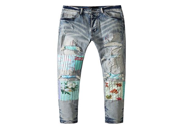 jeans for mens 2022 new design embroidery patch ripped hole handbrushed washed folded distressed highquality european and americ7408066, Blue
jeans for mens 2022 new design embroidery patch ripped hole handbrushed washed folded distressed highquality european and americ7408066, Blue
