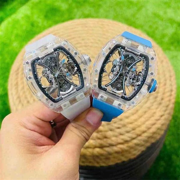 professional watch date fashion richa men's automatic mechanical watch transparent snow glass hollowed out personalized tape sports wat, Slivery;brown
professional watch date fashion richa men's automatic mechanical watch transparent snow glass hollowed out personalized tape sports wat, Slivery;brown