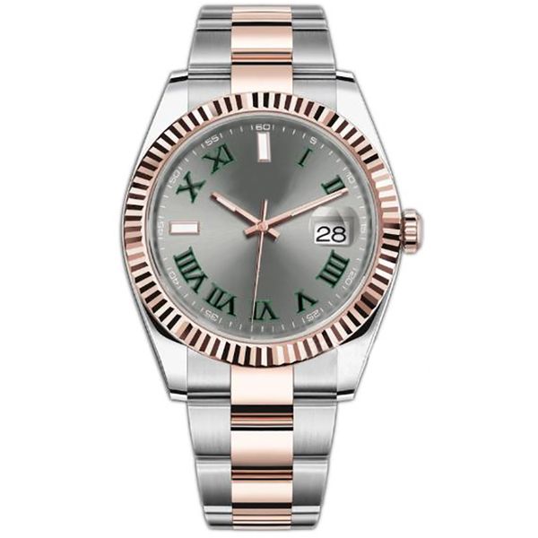 men's watch mechanical 41mm wrist rose gold all stainless steel watches sapphire swim designer watch montre de luxe, Slivery;brown
men's watch mechanical 41mm wrist rose gold all stainless steel watches sapphire swim designer watch montre de luxe, Slivery;brown
